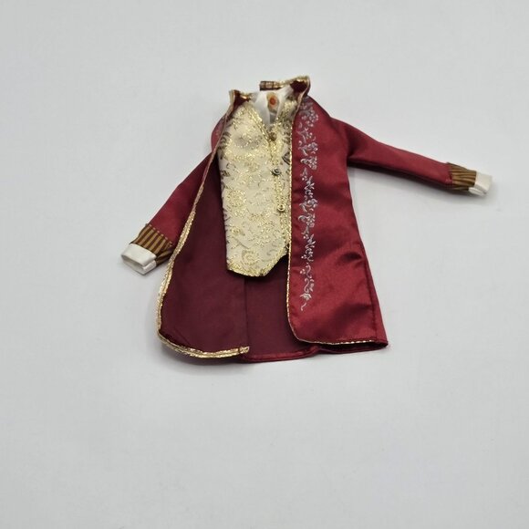 Barbie Princess & The Pauper Ken Doll Royal Jacket King Dominick Top Embroidered - Picture 2 of 5